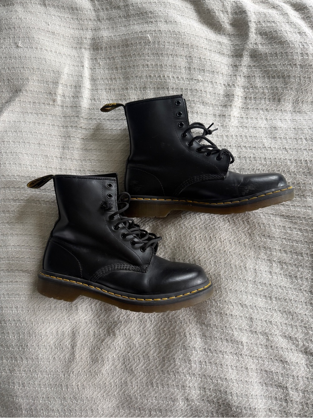 Dr. Martens Black Leather Boots